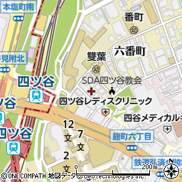 東京都千代田区六番町13-4周辺の地図