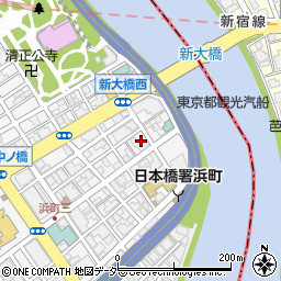 東京都中央区日本橋浜町3丁目39-7周辺の地図