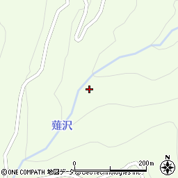 薙沢周辺の地図