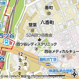 東京都千代田区六番町11-6周辺の地図