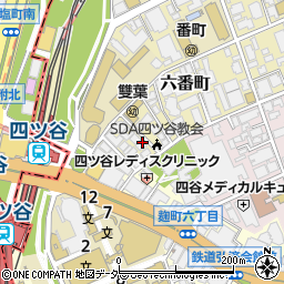 東京都千代田区六番町13-10周辺の地図