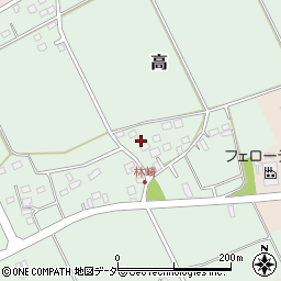 千葉県匝瑳市高3163周辺の地図
