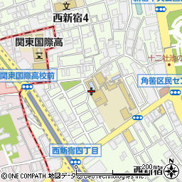 新宿区立西新宿児童館周辺の地図