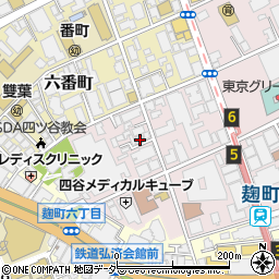 東京都千代田区二番町10-2周辺の地図