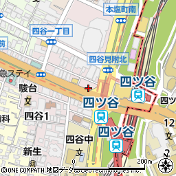 みずほ銀行四谷駅前 ＡＴＭ周辺の地図