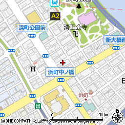 東京都中央区日本橋浜町2丁目25-3周辺の地図