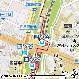 四谷駅前公衆トイレ周辺の地図