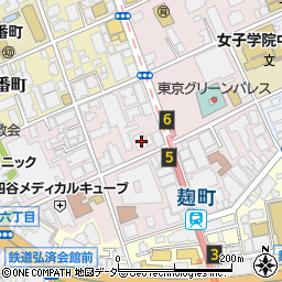 東京都千代田区二番町4-4周辺の地図