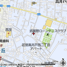 東京都杉並区高井戸西2丁目14-15周辺の地図