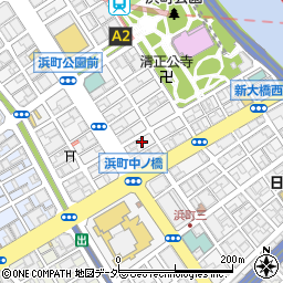 東京都中央区日本橋浜町2丁目25-4周辺の地図