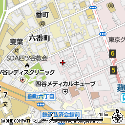 東京都千代田区二番町10-21周辺の地図