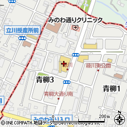 西友青柳店周辺の地図