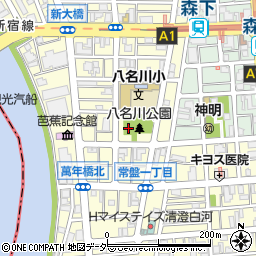 東京都江東区新大橋3丁目1周辺の地図