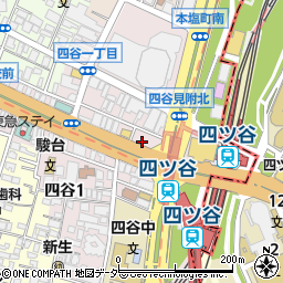 三菱ＵＦＪ銀行四ツ谷駅前 ＡＴＭ周辺の地図