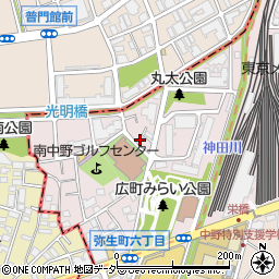 東京都中野区弥生町6丁目5-7周辺の地図