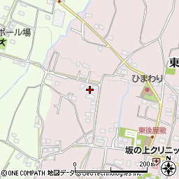 山梨県山梨市東後屋敷108周辺の地図