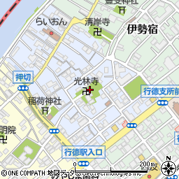 千葉県市川市押切12周辺の地図
