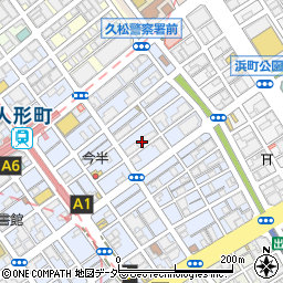 東京都中央区日本橋人形町2丁目22-11周辺の地図