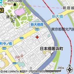 東京都中央区日本橋浜町3丁目40周辺の地図