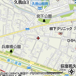 東京都杉並区久我山3丁目周辺の地図