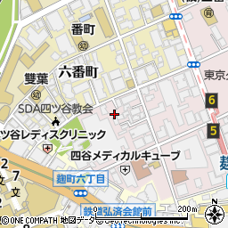 東京都千代田区二番町10-23周辺の地図