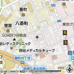 東京都千代田区二番町10-24周辺の地図
