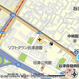 京葉銀行ヨークマート谷津店 ＡＴＭ周辺の地図