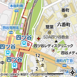 東京都千代田区六番町14-4周辺の地図