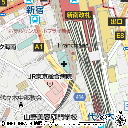 ビラビアンキ VILLA BIANCHI 新宿店周辺の地図