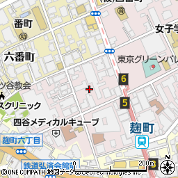東京都千代田区二番町6-1周辺の地図