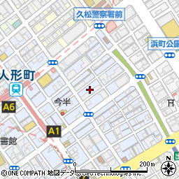 東京都中央区日本橋人形町2丁目22周辺の地図