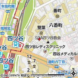 東京都千代田区六番町13-12周辺の地図