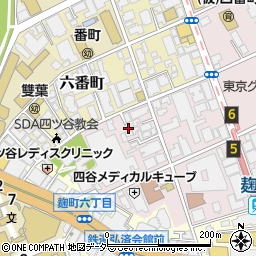 東京都千代田区二番町10-7周辺の地図