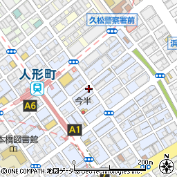 東京都中央区日本橋人形町2丁目8-6周辺の地図