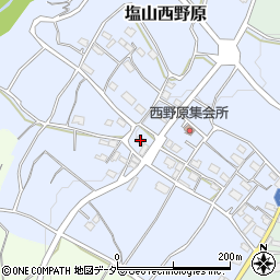 山梨県甲州市塩山西野原376周辺の地図