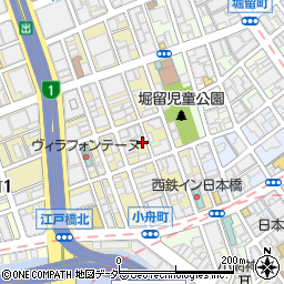 日本橋小舟町町会会館周辺の地図