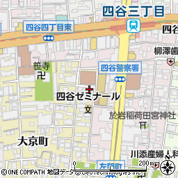 東京都新宿区大京町4-7周辺の地図