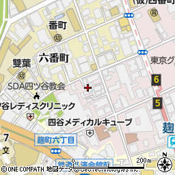 東京都千代田区二番町10-37周辺の地図