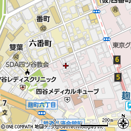 東京都千代田区二番町10-37周辺の地図