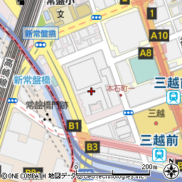 東京都中央区日本橋本石町2丁目1周辺の地図