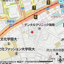 シンエイハウス新宿周辺の地図