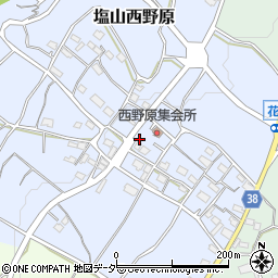 山梨県甲州市塩山西野原380周辺の地図