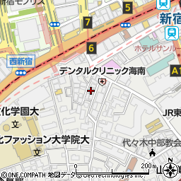 高橋南新宿ビル周辺の地図