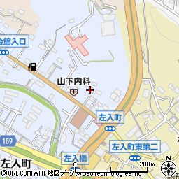 東京都八王子市左入町436周辺の地図