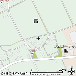 千葉県匝瑳市高3233周辺の地図