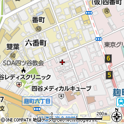 東京都千代田区二番町10-5周辺の地図