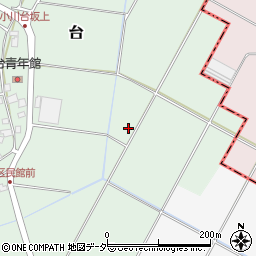 千葉県横芝光町（山武郡）台周辺の地図