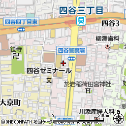東京都新宿区左門町5周辺の地図