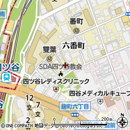 東京都千代田区六番町9-12周辺の地図