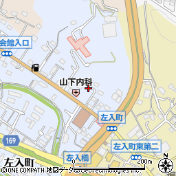 東京都八王子市左入町437周辺の地図
